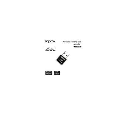 WiFi USB Adapter nano 300 Mbps Wireless N APPUSB300NAV2 fotó