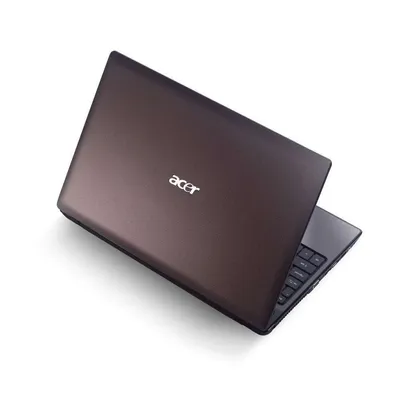 Acer Aspire 5741 notebook barna 15.6&#34; i3 350M 2.26GHz ATI HD5470 3GB 250GB W PNR 1 év gar. Acer notebook laptop AS5741-353G25MNBR fotó