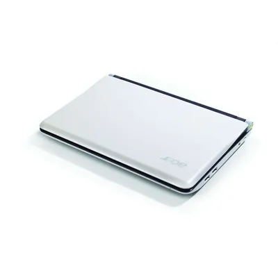Acer Aspire ONE D150 netbook, fehér 10.1&#34; LED CB, Atom N280 1.6GHz, 1GB, 160G, X PNR 1 év gar. Acer netbook mini laptop ASPOD1501BW fotó