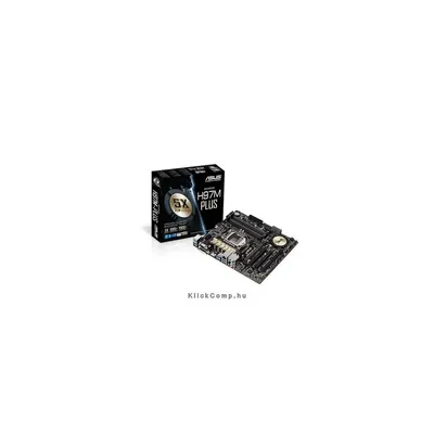 ASUS H97M-PLUS Intel H97 LGA1150 mATX alaplap ASUS-78122 fotó