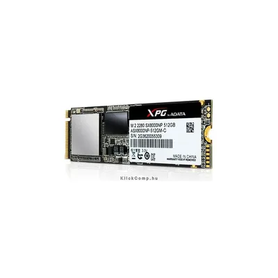 512GB SSD M.2 ADATA ASX8000NP-512GM-C ASX8000NP-512GM-C fotó