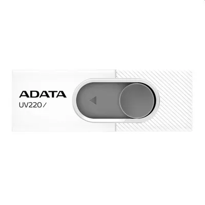 16GB PenDrive USB2.0 Fehér-Szürke ADATA AUV220-16G-RWHGY Flash Drive AUV220-16G-RWHGY fotó