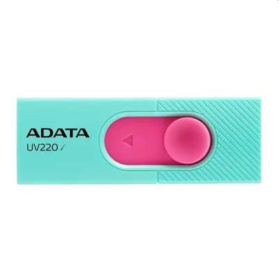 8GB PenDrive USB2.0 Zöld-Rózsaszín ADATA AUV220-8G-RGNPK Flash Drive AUV220-8G-RGNPK fotó