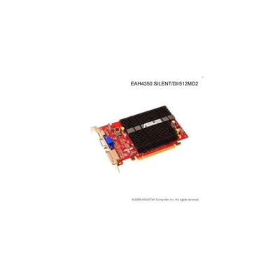 ASUS EAH4350 SILENT DI 512MD2 videokártya AV4350DIS5 fotó