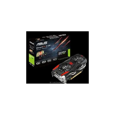 ASUS GTX760-DC2OC-2GD5 Videókártya AVGTX760DC2OC2GD5 fotó