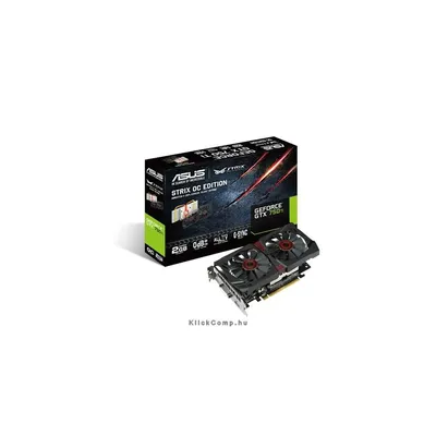 ASUS STRIX-GTX750TI-OC-2GD5 Videókártya AVSTRIXGTX750TIOC2GD fotó