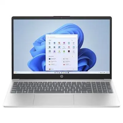 HP 15 laptop 15,6&#34; FHD AMD Ryzen 5 7520U 8GB 512GB Int.VGA Win11 ezüst AY7E4EA fotó