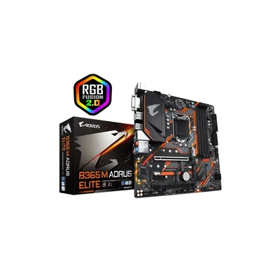 Alaplap B365 s1151 Gigabyte B365 M AORUS ELITE B365-M-AORUS-ELITE fotó