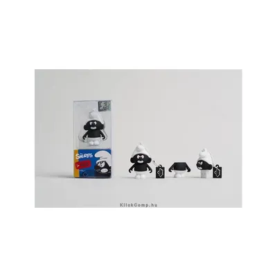 4GB Pendrive USB2.0 HUPIKÉK TÖRPIKÉK Feketetörp BLACK-SMURF fotó
