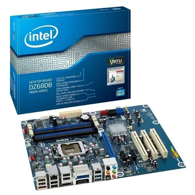Intel BULK Intel Z68 LGA1155 ATX alaplap 3 év BLKDZ68DB fotó