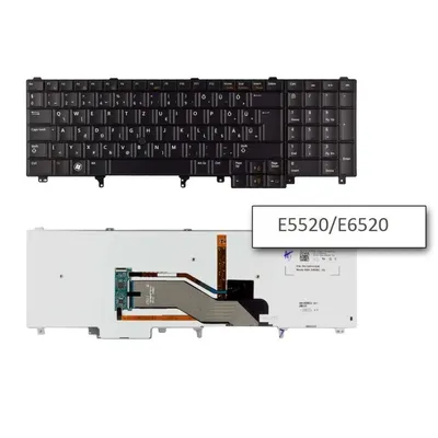 Dell Latitude E5520 E6520 magyar háttérvilágításos billentyűzet BLTHUNKEYB-E5520 fotó