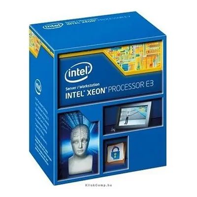 Intel Xeon Processor E3-1225v3 3.20 GHz CPU Server, 8 MB CPU Server, S1150 CPU Server Box CPU Server, INTEL HD Graphics P4600 CPU Server BX80646E31225V3SR1KX fotó