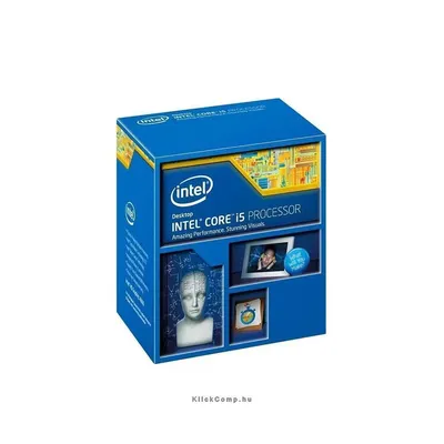 Intel Core i5 3,50GHz LGA1150 6MB i5-4690 box processzor BX80646I54690 fotó
