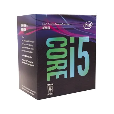 Intel Processzor Core i5-8400 LGA1151 2,80GHz 9MB Core box CPU BX80684I58400 fotó