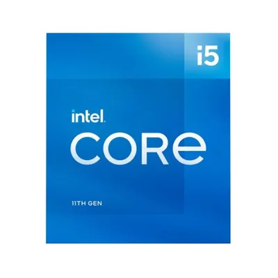 Intel Processzor Core i5-11600 2800Mhz 12MBL3 Cache 14nm 65W skt1200 Rocket Lake BOX BX8070111600 fotó