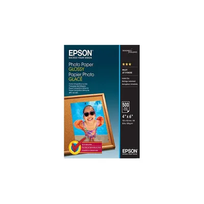 Fotópapír EPSON 10x15cm fényes 500 lap 200g - Már C13S0422549 fotó