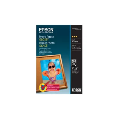 Fotó papír Epson Photo Paper Glossy 10x15cm 500 sheet C13S042549 fotó