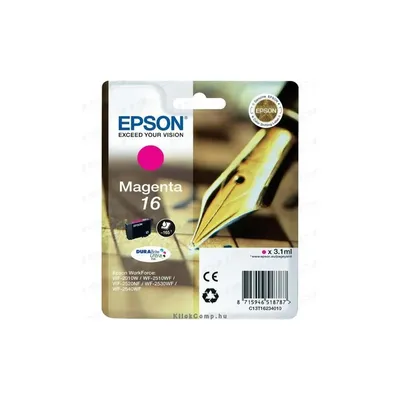 EPSON T1621 tintapatron piros 3,1 ml Patron 16 C13T16234010 fotó