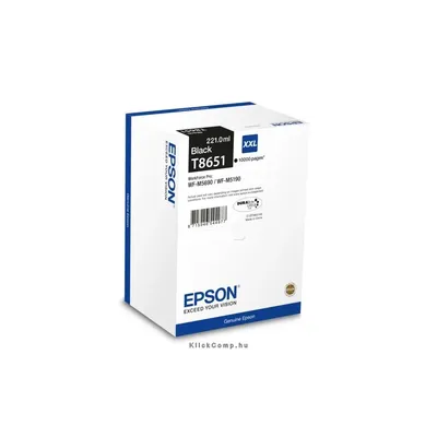 EPSON WP-M5190/M5690 tintaPatron 221.0 ml 10000 oldal fekete C13T865140 fotó