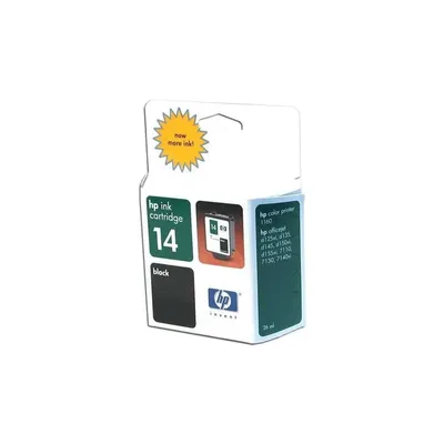 hp 14 black ink cartridge tintapatron cp1160,officejet d C5011DE fotó