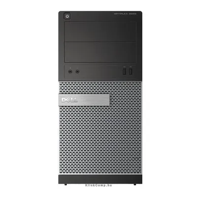 DELL Optiplex 3020 Mini-Tower, Intel Core i5 4570 3.2-3.6GHz, 6MB, , Intel HD 4600 VGA, 2x4GB, 1TB , W7Pro HU 64, W8 lic., DVD+ -RW, USB Optical mouse, USB HU keyboard, 3y NBD CA005D3020MT8-11 fotó