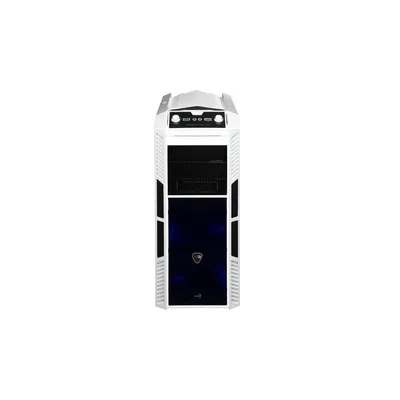 Számítógépház Midi-Tower Fehér Kék Aerocool Xpredator X3 CAAC142 fotó