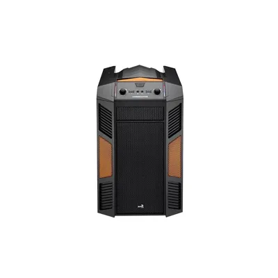 Számítógépház MicroATX fekete narancs Aerocool Xpredator Cube CAAC206 fotó