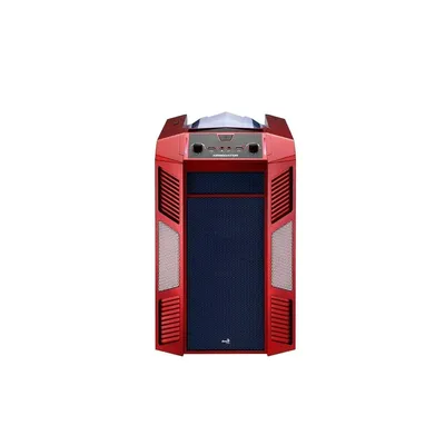 Számítógépház MicroATX kék piros Aerocool Xpredator Cube CAAC210 fotó