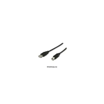 Nagysebességű USB 2.0 kábel, A dugó B dugó CABLE-141HS fotó