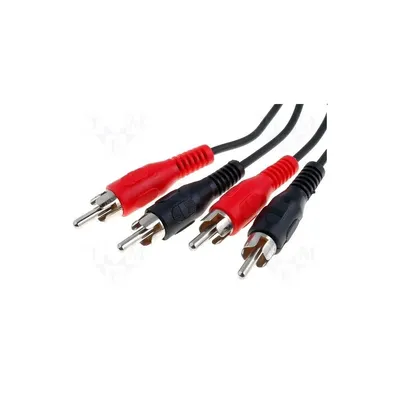Kábel 2 RCA dugó-2 RCa dugó 1,5m - Már nem forgalmazott termék CABLE-452 fotó