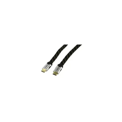 HDMI LAPOS KÁBEL FÉM CSATLAKOZÓVAL CABLE-5501-1.5 fotó