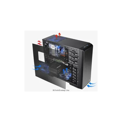 Számítógépház ablakos ház THERMALTAKE Urban T21 fekete CA-1A4-00M1WN-00 fotó