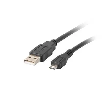 Lanberg micro usb kábel 0,3m CA-USBM-10CC-0003-BK fotó