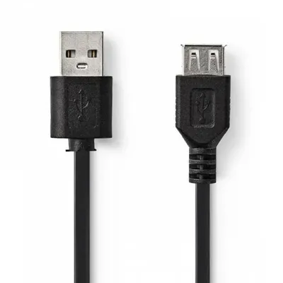 USB hosszabbító-kábel 1m USB2.0 A-A apa anya - Már nem forgalmazott termék CCGP60010BK10 fotó