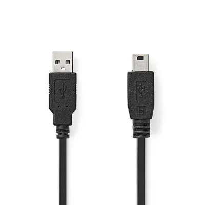 USB kábel USB A - mini B 5pin USB2.0  1m - Már nem forgalmazott termék CCGP60300BK10 fotó