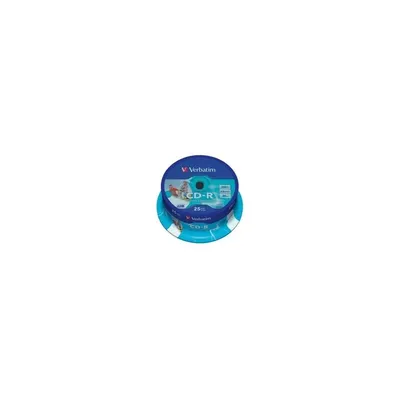 CD DISK VERBATIM 700 MB, 80min, nyomtatható 52x henger 25db - Már nem forgalmazott termék CDV7052B25N fotó