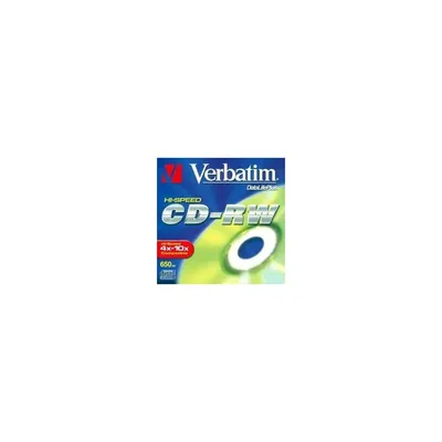 CD DISK VERBATIM 80MIN  8X-12X ÚJRAÍRHATÓ - Már nem forgalmazott termék CDVU7010 fotó