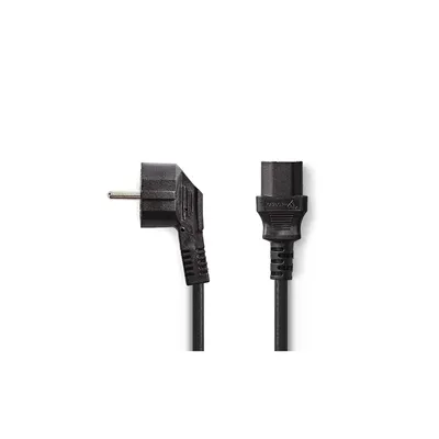 Tápkábel 5m könyökcsatl. dugó – IEC-320-C13 Fekete - Már nem forgalmazott termék CEGP10000BK50 fotó