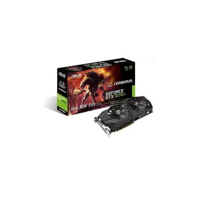 VGA GTX1070TI ASUS videokártya nVidia CERBERUS GTX1070TI A8G CERBERUSGTX1070TIA8G fotó