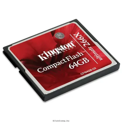 64GB Compact Flash Ultimate 266x CF/64GB-U2 memória kártya CF_64GB-U2 fotó