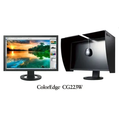 Monitor WSXGA, Széles Gamut, 270 cd qm, 950:1 kontraszt, 3D-LUT CG223W-BKPlusDTP94 fotó