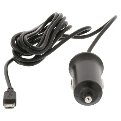 Autós Töltő 2.4A Micro USB Fekete CH-008BL fotó