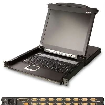 KVM switch 16PC 17" LCD CL5716M fotó