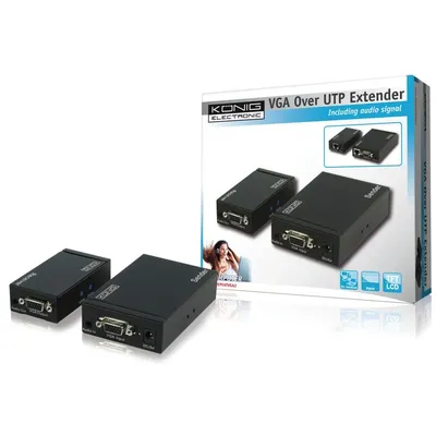 VGA és Audió hosszabbító UTP/FTP-vel CMP-REPEATVGA2 fotó