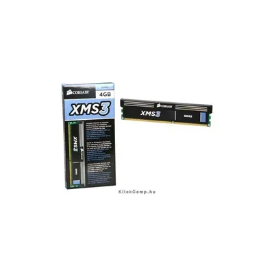 4GB DDR3 Memória 1600MHz CORSAIR CMX4GX3M1A1600C9 fotó