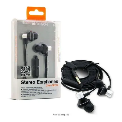fülhallgató CANYON CNA-SEP01B fotó
