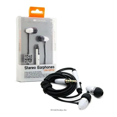 fülhallgató CANYON CNA-SEP02W fotó
