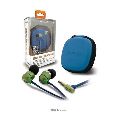 stereo earphones with inline microphone and hard shell storage bag,it is suitable for iPhone, most other smart phones and mobile audio devices CNA-SEP05G fotó