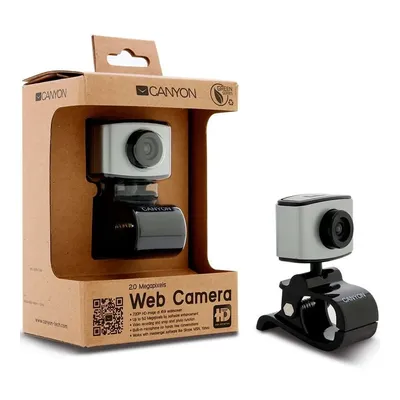 WEB Camera CANYON CNF-WCAM02BHD USB 2MP Microfon - Már nem forgalmazott termék CNF-WCAM02BGD fotó