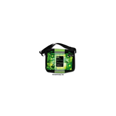 Laptop Case Messenger X-Ray for up to 15.6" laptop, Nylon, Black Green CNL-NB09X fotó